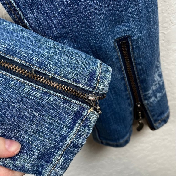 Odd Molly Henna Print 517 Cochran Sample Piece Skinny Jeans Size 6 - Picture 8 of 11